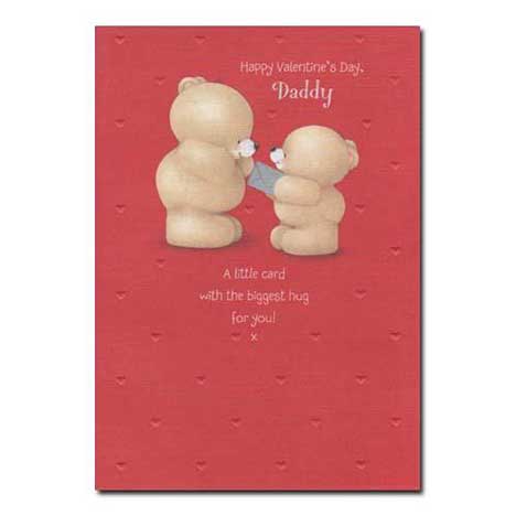 Daddy Forever Friends Valentines Day Card